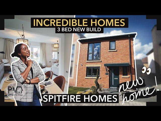 3 bed STYLISH New Build OPEN-PLAN Home | House Tour UK CONSILIO Spitfire Homes Thompson Show home.