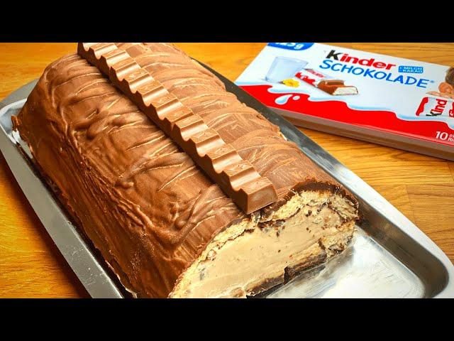 KINDER BUENO CAKE - NO BAKE | BETTER THAN ORIGINAL |  RECIPE