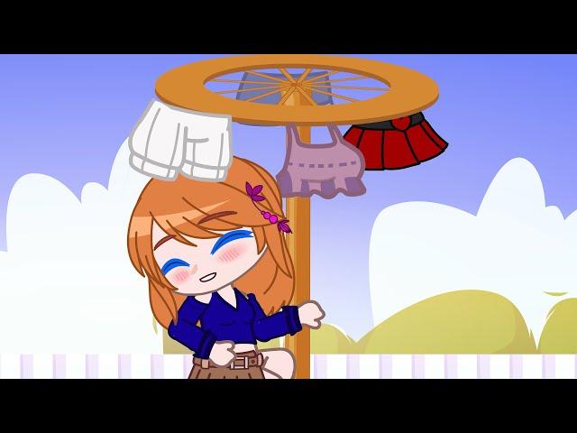 drying clothes  began to fall | gacha life 2 | gacha club | gacha? Read description