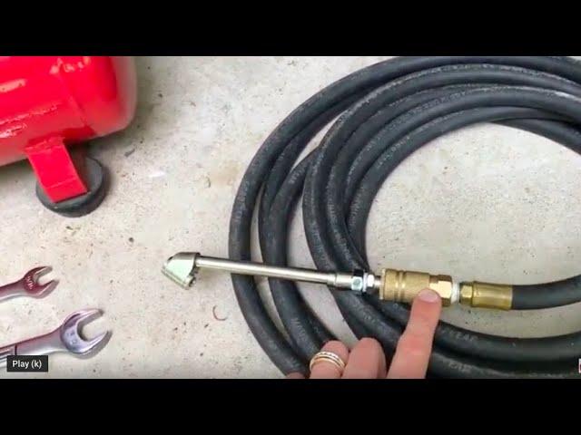 How to replace leaking Air Compressor Coupler - FAST & EASY!