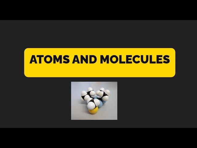 Unraveling the Mystery of Atoms and Molecules: A Visual Guide