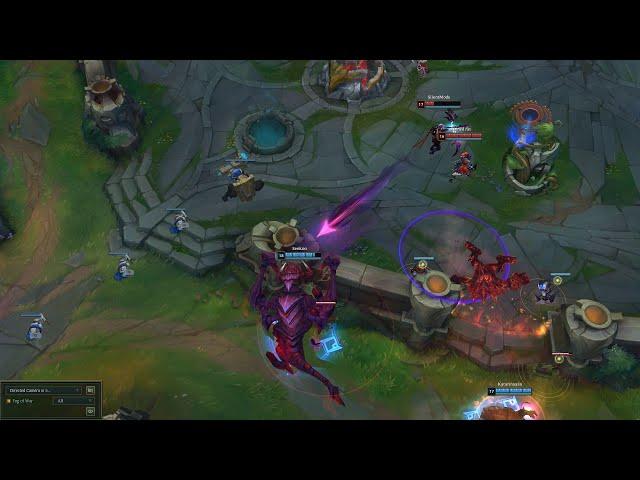 Full AP Varus deletes Cho'Gath