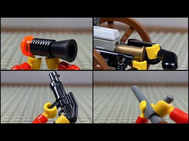 Lego first person stop motion weapons tests part 4