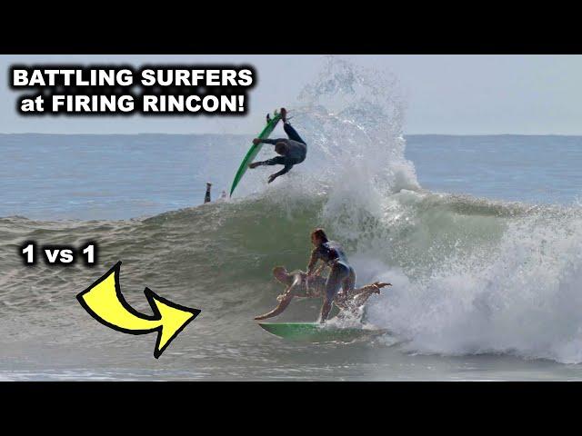 SURF FIGHT at FIRING RINCON! (1vs 1)