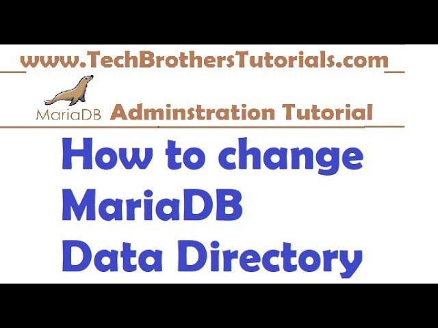 How to Change MariaDB Data Directory in Windows - MariaDB Admin Tutorial