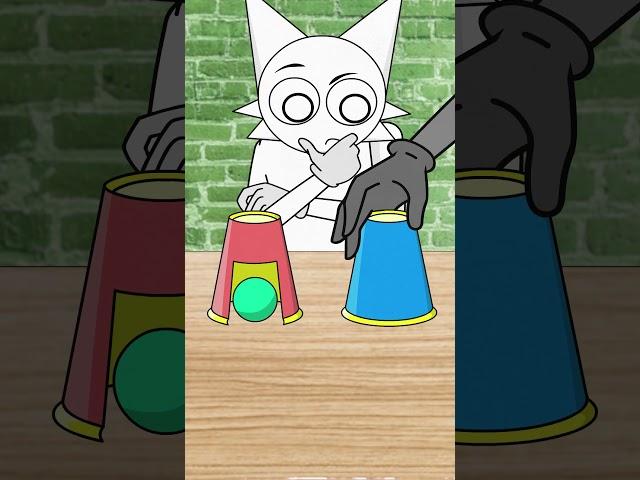 Disappeared!!Sprunki Wenda X Gray Easy Magic Trick Tutorial Animation #sprunki #animation #meme