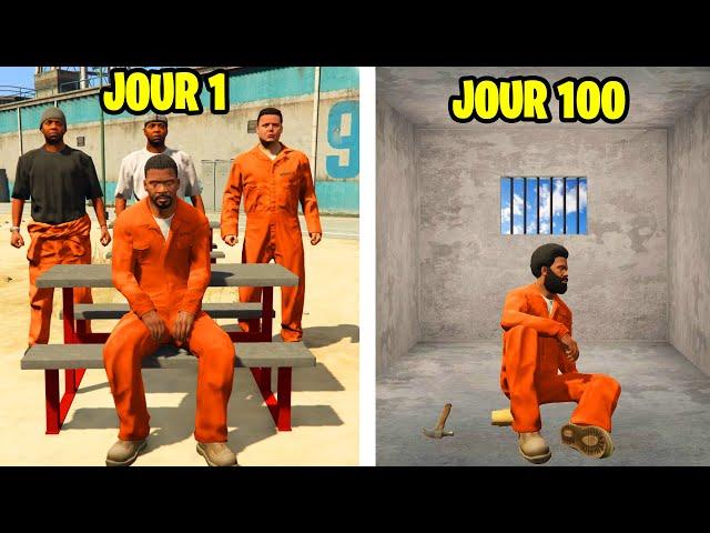 J'AI PASSÉ 100 JOURS EN PRISON SUR GTA 5 !