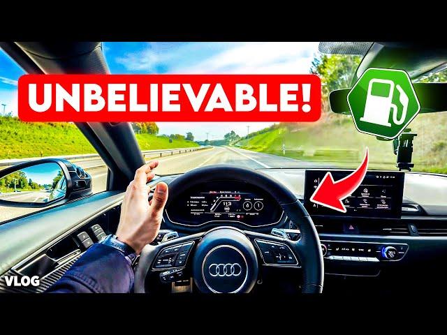 Audi RS4 B9 Fuel Economy Test -  Unvelievable Results!