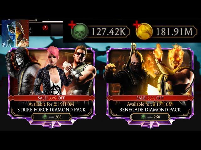 7 YEARS of MK Mobile Discounted Pack Opening! | Klassic Ninja, Diamond Renegade, Strike Force Pack