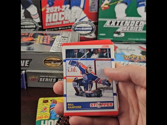 Chasing those Jagr and Brodeur Rookie cards - 1990 Score !