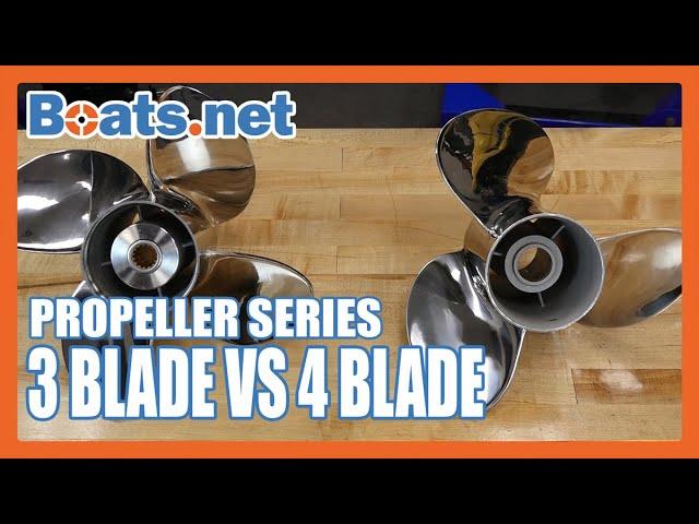 3 Blade vs 4 Blade Propellers | What’s the Difference Between 3 and 4 Blade Outboard Props