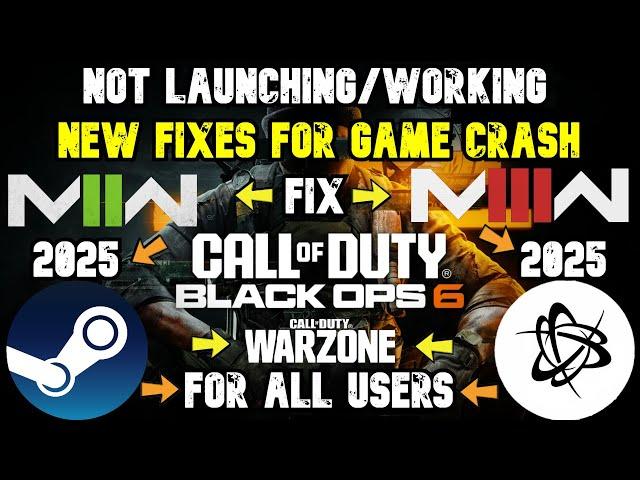 How to fix Call Of Duty Crashing & Not Launching ( Easy FIX ) - *NEW UPDATE* 2025