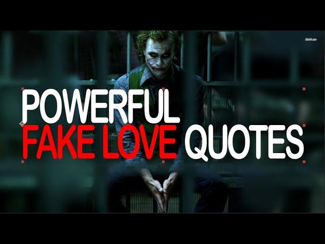 12 Most Powerful Fake Love Quotes ।।  Joker Quotes  ।। Badass quotes