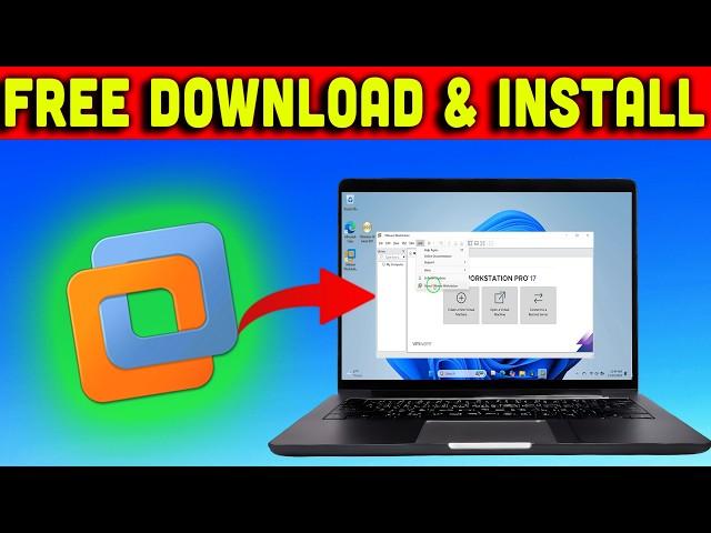 How to Download & Install VMware Workstation Pro for FREE (Step-by-Step Guide)