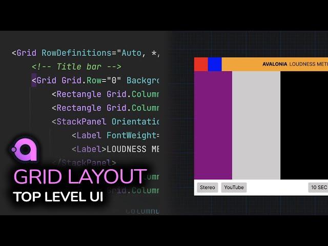 002. Avalonia UI - Grid Basics