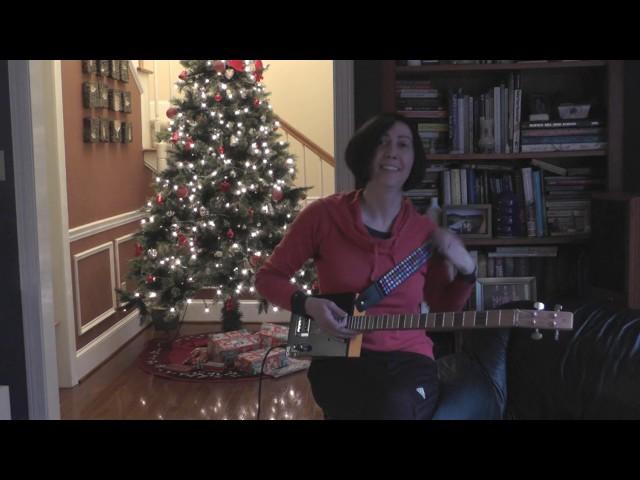 Little Drummer Boy on Cigar Box Guitar CBG