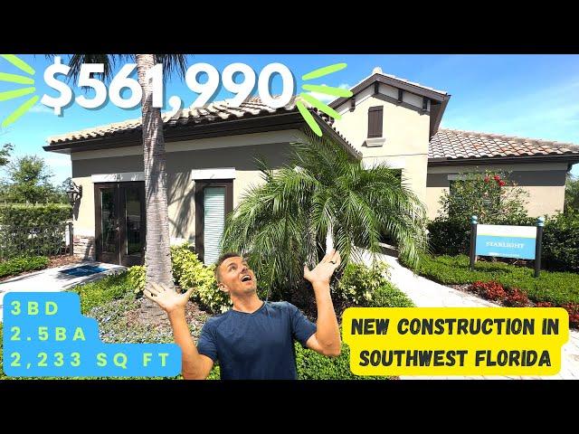 New Construction in Southwest Florida | $561,990 | Starlight Model by Neal Communities (Vicenza)