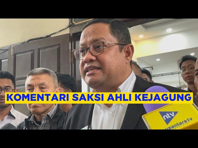 KETERANGAN PENGACARA TOM LEMBONG USAI SIDANG SAKSI AHLI DARI KEJAGUNG