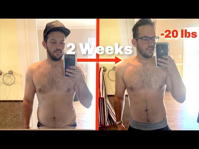 MY TWO WEEK BODY TRANSFORMATION!! (Lost 20 Pounds)