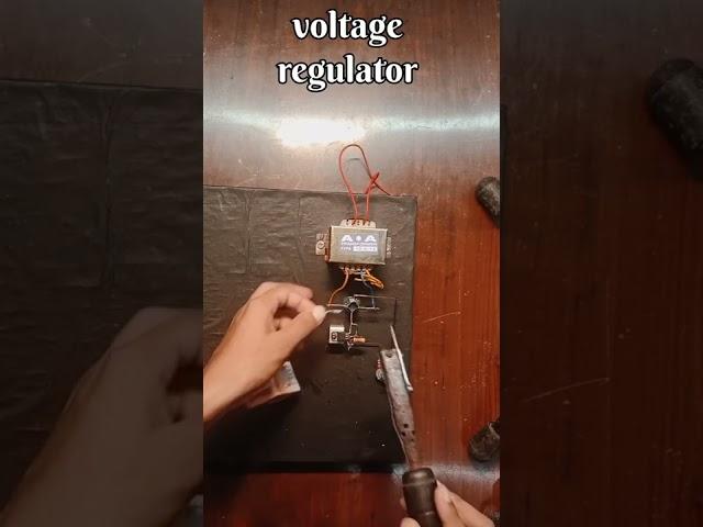 How to make voltage regulator at home step by step.#technicalhack