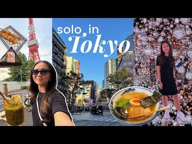 solo traveling in Tokyo vlog  Shibuya, Shinjuku, Teamlabs & more