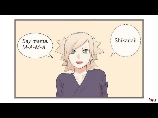 Shikadai's First Word || Shikamaru x Temari Funny Comics (Nara Family)