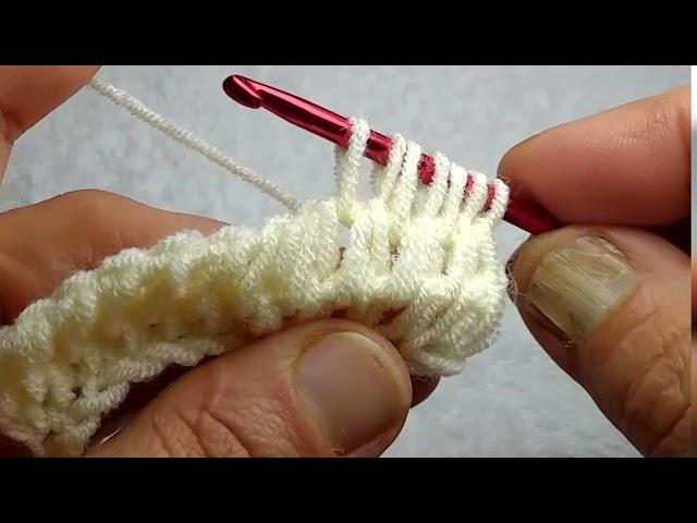 How to Super crochet tunisian crochet  wonderful tunisian knitting bayb blanket model
