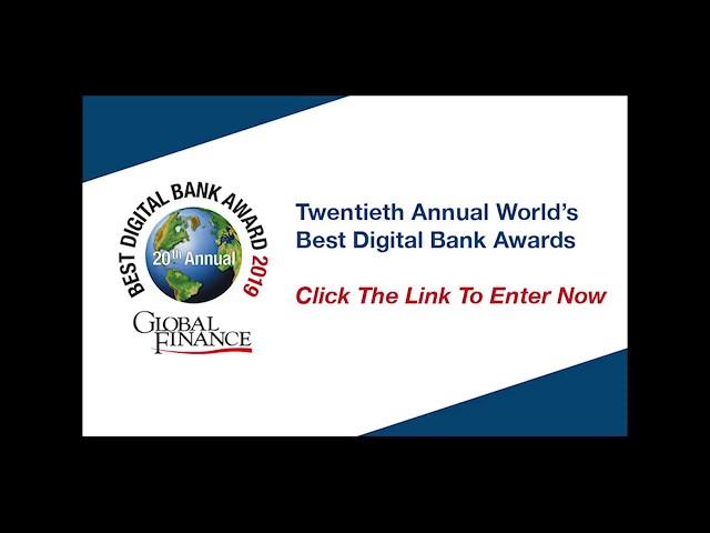 Global Finance Best Digital Bank Awards 2019