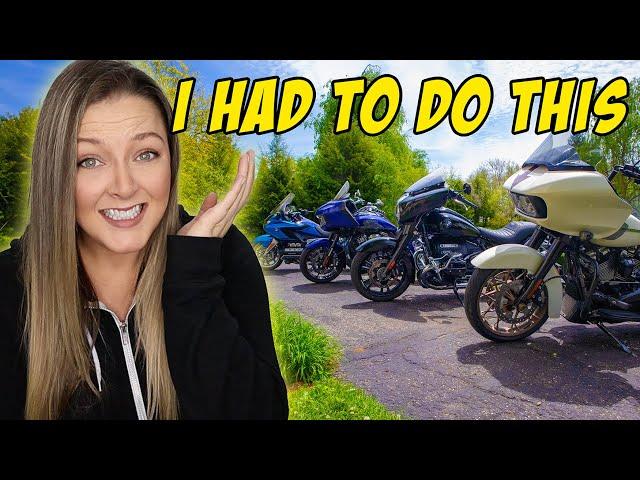 It comes down to ONE Touring Motorcycle....