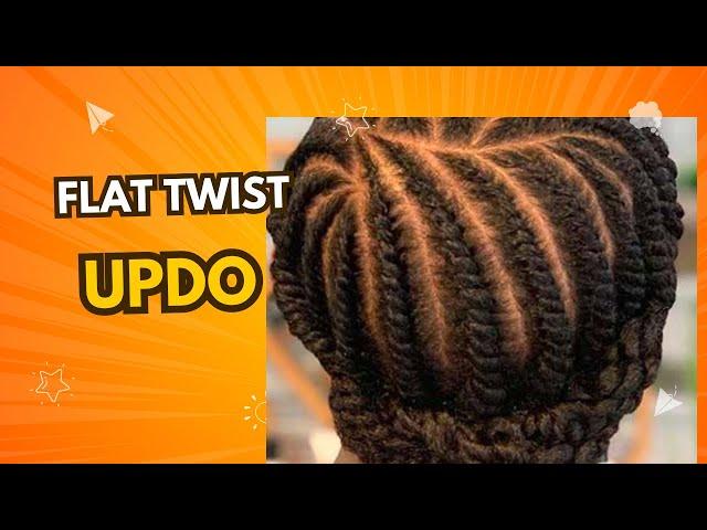 Flat Twist Updo