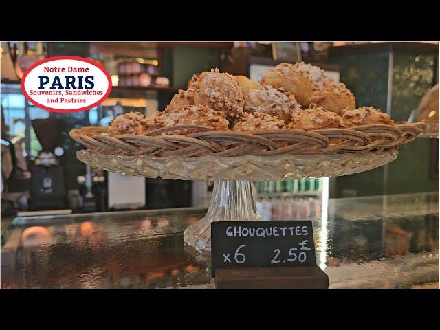 Notre Dame Paris Pastries Sandwiches and Souvenirs | Travel Tips | Paris Travel Vlog