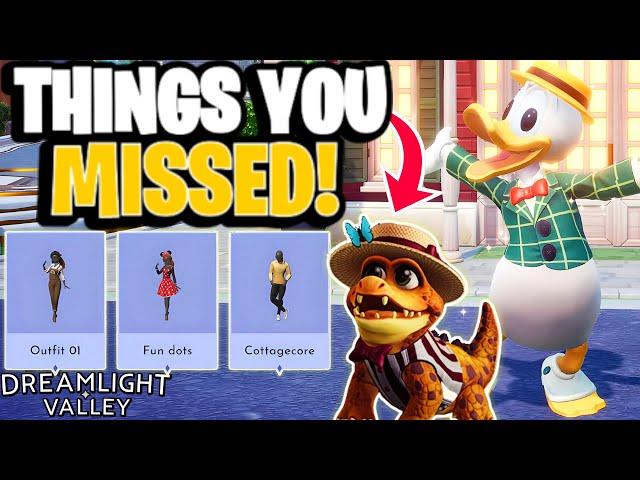 [Update 12] 5 Things You May Have MISSED! (New Poses, Recipes, & MORE!) | Dreamlight Valley