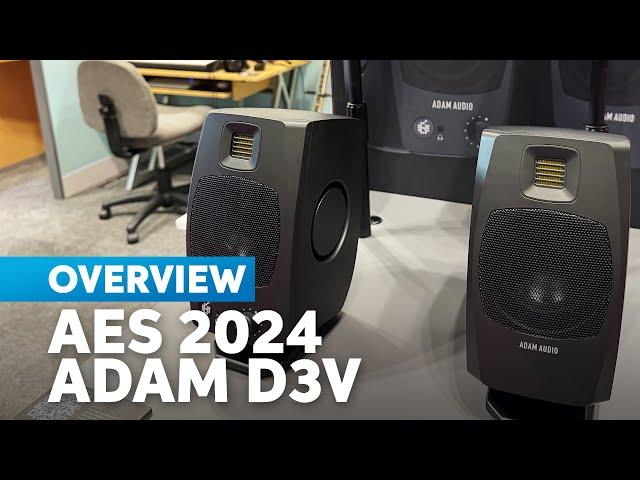 AES 2024: ADAM Audio D3V Monitor Speakers