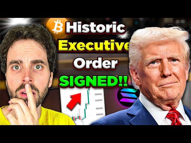 Donald Trump Signs HISTORIC Bill To Release The Crypto Bulls! (Bitcoin & Solana News)