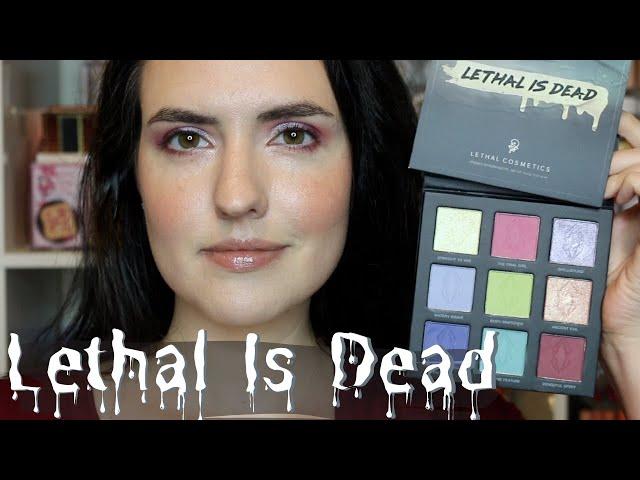 Lethal Cosmetics + Theresa Is Dead LETHAL IS DEAD Collection | Swatches, Tutorial + Review