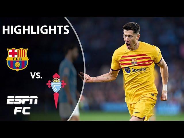  BARCA STUNS WITH LATE-GAME GOAL vs. Celta Vigo  | LALIGA Highlights | ESPN FC