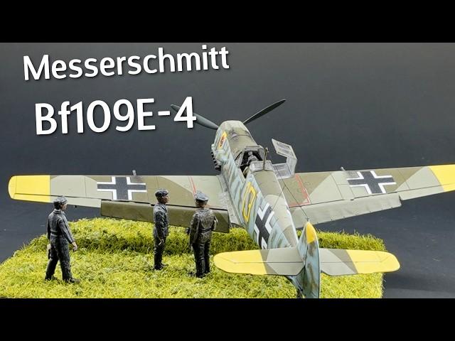 Building the Messerschmitt Bf109E-4 Plastic Model Kit! Airfix 1/72 Scale - Build & Review