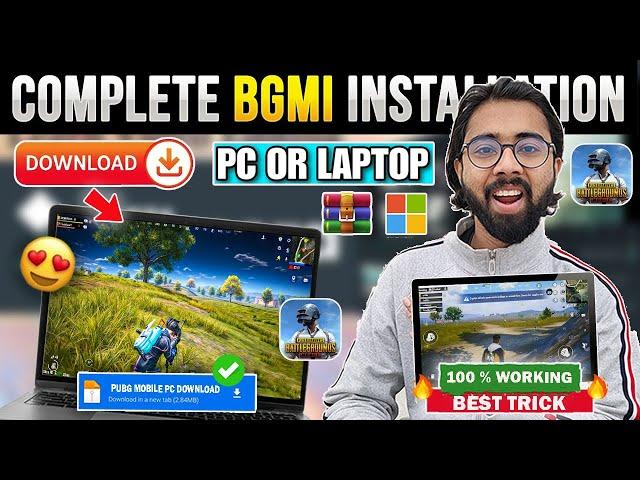 Finally Download & Play Pubg Mobile / BGMI On Computer 2024 || Laptop Ma BGMI Kaise Install Kare