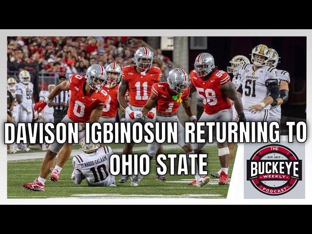 BREAKING: Davison Igbinosun Returning To Ohio State For Senior Season