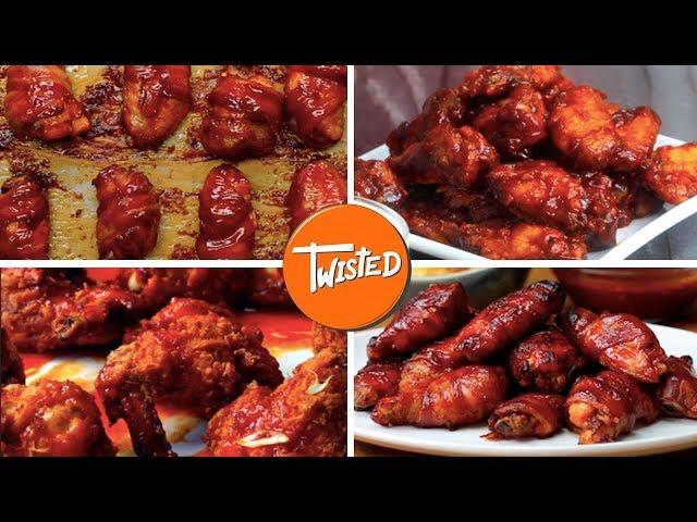 Game Day Chicken Wings 4 Ways | Game Day Recipes | Best Chicken Wings | Twisted