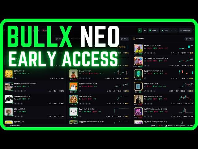 BULLX NEO Tutorial For Trading Memecoins [With FREE Access Code 2024]