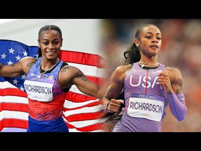 Sha'Carri Richardson | Sha'Carri Richardson explains viral stare down during Olympics relay race