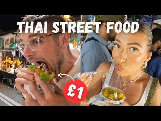 Exploring the Phuket Sunday Night Market - Trying Thai Street Food 