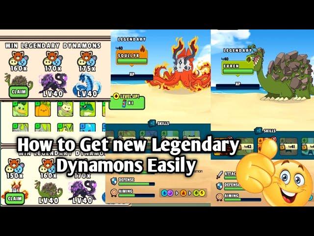 How to get new Legendary Dynamons For Free in Dynamons World || dynamons world new update 1.7.2