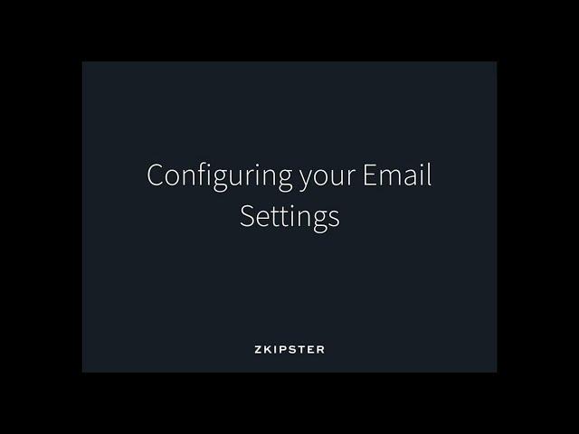 Online Invitation Management: How To Configure your Email Settings | zkipster Tutorial