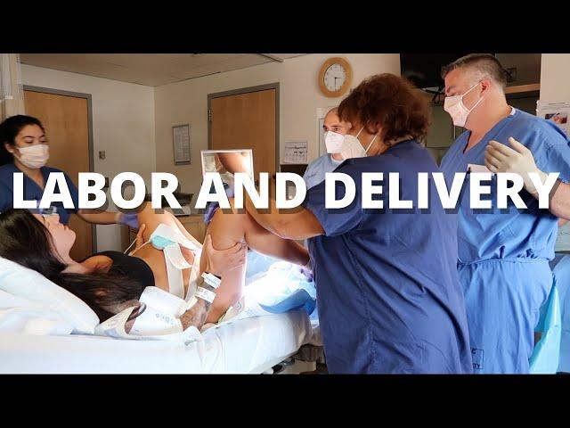 LABOR AND DELIVERY VLOG | THE BIRTH OF OUR SON