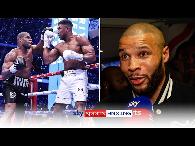 Chris Eubank Jr reacts to Dubois beating Anthony Joshua 