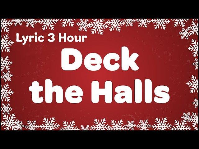 Deck the Halls with Lyrics 3 Hour | Christmas Carols 2021 Top Christmas Songs