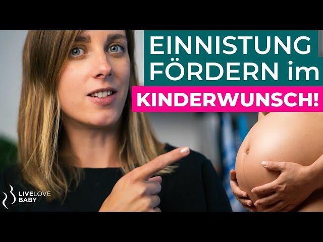 Kinderwunsch | Gebärmutterschleimhaut aufbauen | Einnistung fördern