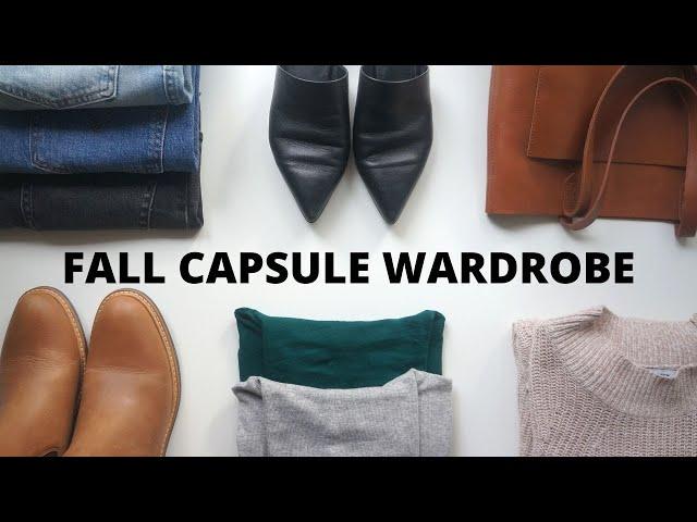 FALL CAPSULE WARDROBE 2021 | 35 Piece Minimal + Casual Wardrobe